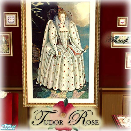 Sims 2 — Tudor Rose Painting 2 by Cashcraft — The Tudor Rose Bedroom painting 2.