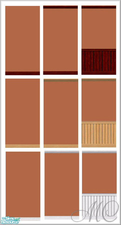 Sims 2 — Arts & Crafts Interior Set - Roycroft Adobe by mistresscris — Created by MistressCris.