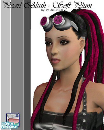 Sims 2 — Pearl Blush - Soft Plum by veldmuisjuh — 1 of the 4 blushes, from my Pearl Blush Set. I hope you guys like it.