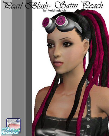 Sims 2 — Pearl Blush - Satin Peach by veldmuisjuh — 1 of the 4 blushes, from my Pearl Blush Set. I hope you guys like it.
