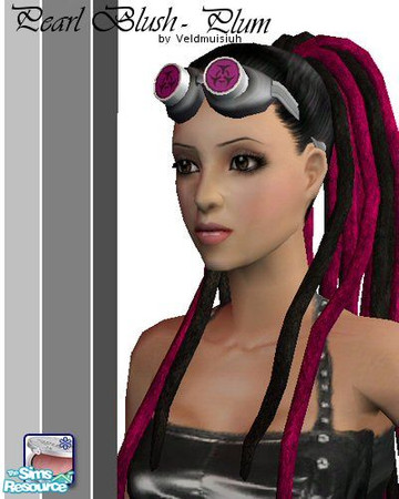 Sims 2 — Pearl Blush - Plum by veldmuisjuh — 1 of the 4 blushes, from my Pearl Blush Set. I hope you guys like it.