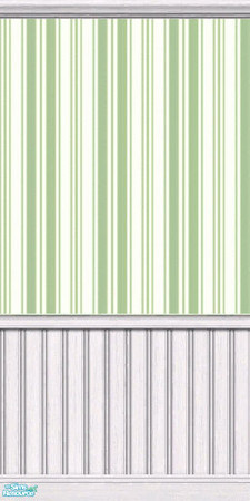 Sims 2 — Ava Rose Walls - Green Stripe by agaliha5 — A set of walls to match my Ava Rose kid\'s bedroom. There is also a