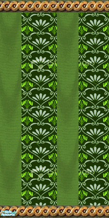 Sims 2 — Emerald stripe molding by mahtigwess — 1 of 10