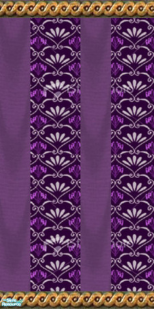 Sims 2 — Lilac stripe molding by mahtigwess — 3 of 10