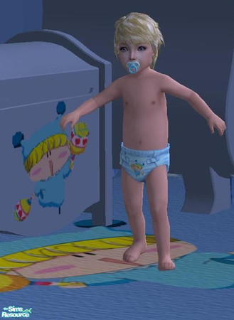 Sims 2 —  Mirmo Diaper by Bury me deep inside your heart — 