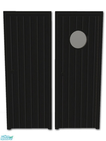 Sims 2 — Trailer - Exterior Door - 03 by Shakeshaft — Part of a recolour of the Trailer Build Set, included are recolours