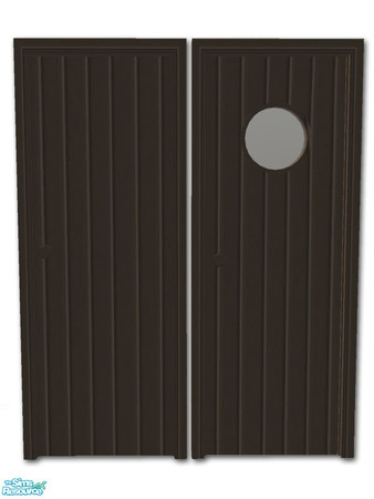 Sims 2 — Trailer - Exterior Door - 07 by Shakeshaft — Part of a recolour of the Trailer Build Set, included are recolours