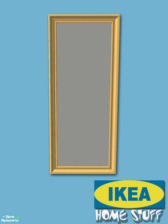 Sims 2 — Ikea Home Stuff - Hemnes Mirror - Yellow by Shakeshaft — Part of a set of recolours of all the Hemnes Bedroom