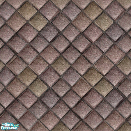 Sims 2 — Stone Floors / Brown by Axanterre — Brown Tiles. Costs: 18