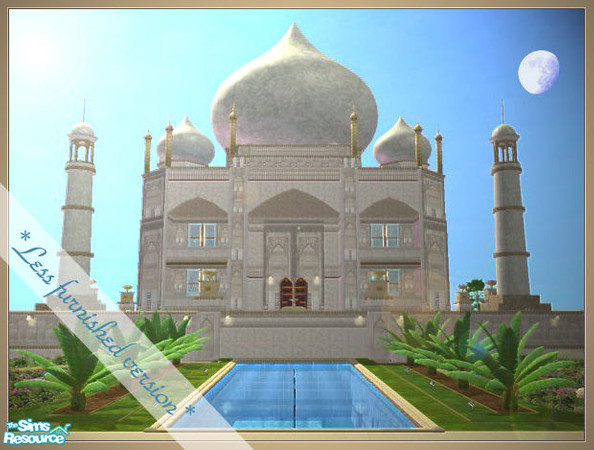Sims 2 — Taj Mahal - Light Edition by senemm — Set of less/unfurnished Burj Al Arab; Taj Mahal and Atlantis, the Palm.