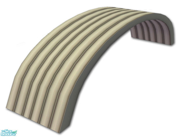 Sims 2 — Trailer - 4 x1 Roof - 04 by Shakeshaft — Part of a recolour of the Trailer Build Set, included are recolours of