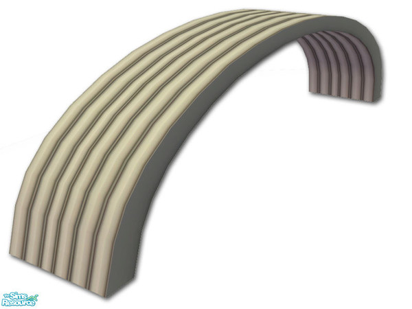 Sims 2 — Trailer - 6 x1 Roof - 04 by Shakeshaft — Part of a recolour of the Trailer Build Set, included are recolours of