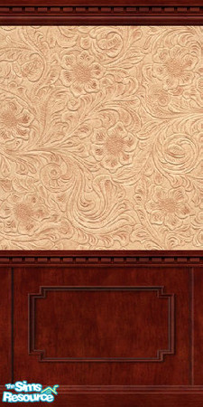 Sims 2 — Tooled Leather by Annabelle0114 — Tooled tan leather