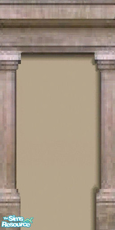 Sims 2 — collumn arch nische plain by The_Unicorn — -