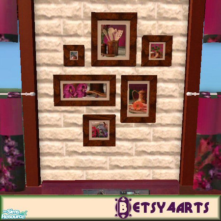 Sims 2 — TP Group of Paintings by Betsy4arts — A small grouping of paintings.Betsy's creations