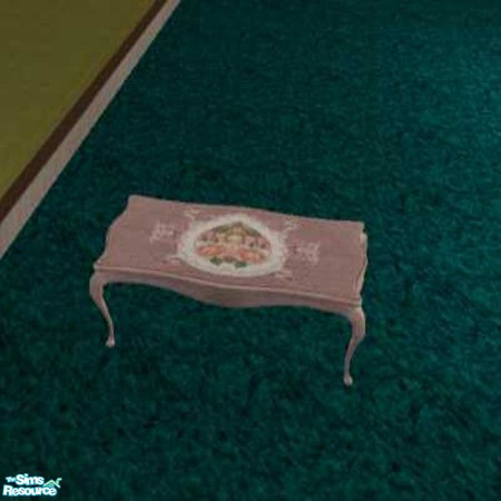 Sims 2 — lace and roses coffee table by ead425 — ....