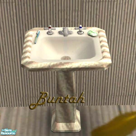 Sims 2 — Outhouse sink by buntah — This is part of my Outhouse Blues set. 
