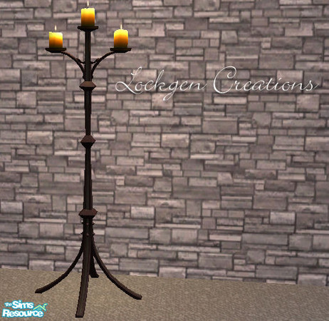 Sims 2 — Sun Throne Room -  Floor Candles by lockgen — Part of my Sun Throne Room.