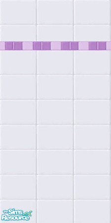 Sims 2 — Lavender Bathroom Wall Tile by Outpost_Road — Part of the Lavender Bathroom set.