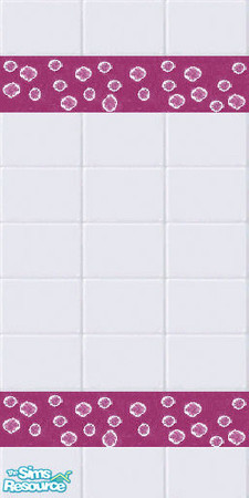 Sims 2 — Splatter Tiled Wall by usedandabused — By: usedandabused