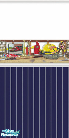 Sims 2 — FF_Blue by Astarta — A second edition to the firetruck set