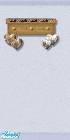 Sims 2 — Blue Country Kitchen Wall5 by Tammi — Wall to go with the blue country kitchen set