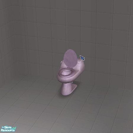Sims 2 — Lavender Bathroom Toilet by Outpost_Road — Part of the Lavender Bathroom set.