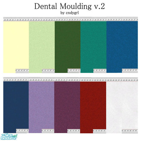 Sims 2 — Dental Moulding (Version 2; Half-Sized) by oldmember_cndygrl2 — I made this version for users who liked my
