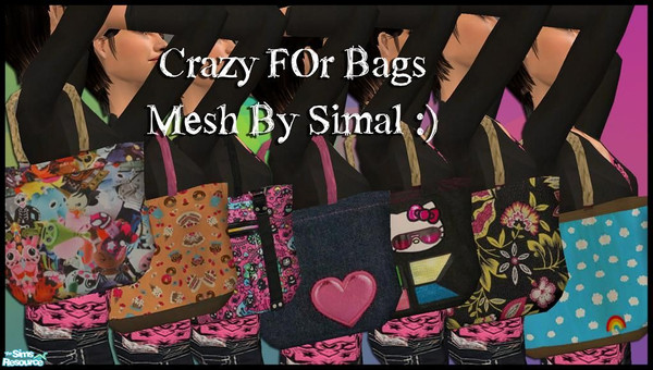 Sims 2 — Crazy For Bags by pretty_baby — Hello Peoples. First time (I think) Uploading some sort of accessory. yayayyaya.