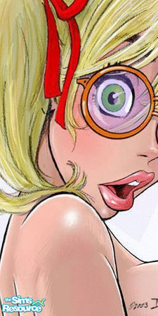Sims 2 — "Mandy Wearing Spectacles" #1 by Galloandre — "Guys make passes at girls who wear glasses."