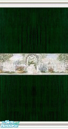 Sims 2 — K8SCountryGardenWLL07 by Kate139 — A set of 13 Walls & 8 Floors. Rich Reds & Vibrant Greens provide