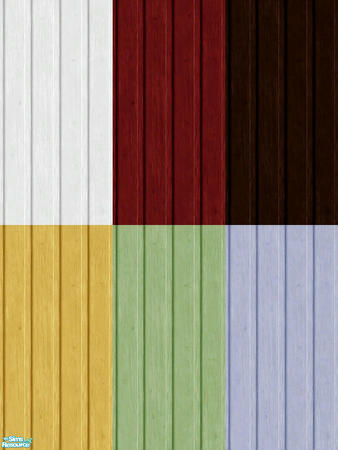 Sims 2 —  by wildstar24 — Traditional Swedish vertical wood siding.