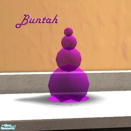 Sims 2 — Purple Glass Medium Ballz by buntah — This is part of Buntah's Ballz set.