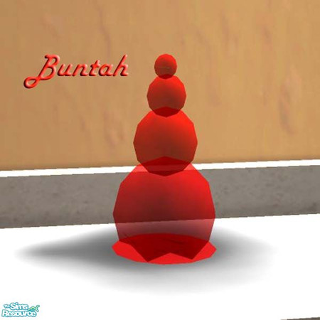 Sims 2 — Red Glass Medium Ballz by buntah — This is part of Buntah's Ballz set. This one is the base mesh. You MUST have