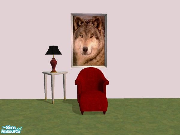 Sims 2 — Dark Design's Wolves 01 by Dark_Design — This is a collection of 15 wolves on wall hangings. Dark Design's