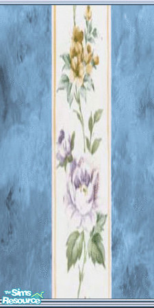 Sims 2 — BW_Floral vertical by Astarta — Floral set in 3 colors.