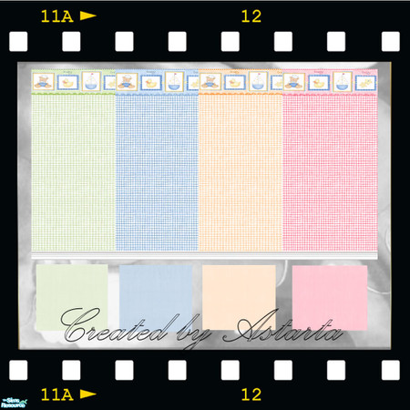 Sims 2 — Sailor baby by Astarta — Sailor baby wall and floor set, for the nursery.