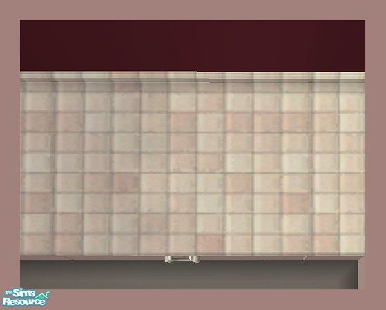 Sims 2 — Pink Roses Countertop by SSilver — This is a pink tiled countertop. Part of my Pink Roses Bathroom.