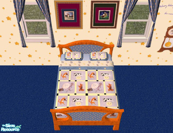 Sims 2 — Nursery Rhyme Bed Frame by WingedEnchantrez — Part of my Nursery Rhyme collection.