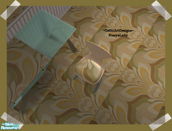 Sims 2 — Retro College Funky Desk Chair by Fraeyalady02 — Inspired by University and requests from friends to have more