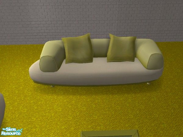 Sims 2 — Lemon living sofa by Malitia — Part of 'Lemon living' Set.