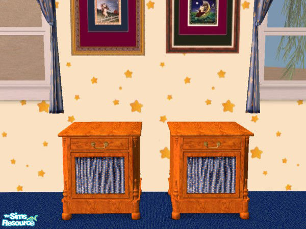 Sims 2 — Nursery Rhyme Nightstand Fabric by WingedEnchantrez — Part of my Nursery Rhyme collection.