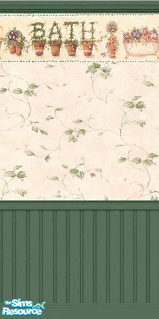 Sims 2 — Bath Topiary by lilaclaughter — It's helpful to have the word 'bath' so artfuly incorporated into the design of