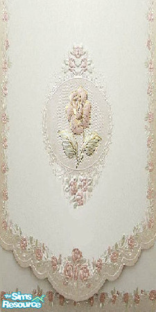 Sims 2 — romantic wedding wall by The_Unicorn — even for the single simpeople...