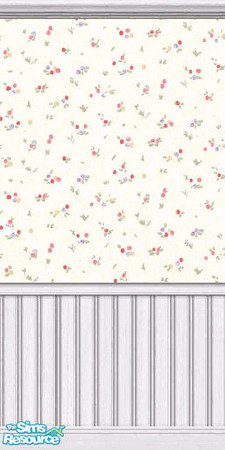 Sims 2 — Daisy Fresh by lilaclaughter — Although this print allegedly doesn't have daisies in it, that doesn't mean we