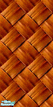 Sims 2 — Weave Wall 4 by Lorah — Weave... part of set. From soft tan to richer rust.