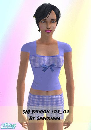 Sims 2 — SM Fashion Set 103_03 by sandrinha — One of four outfits for sleeptime. Enjoy!
