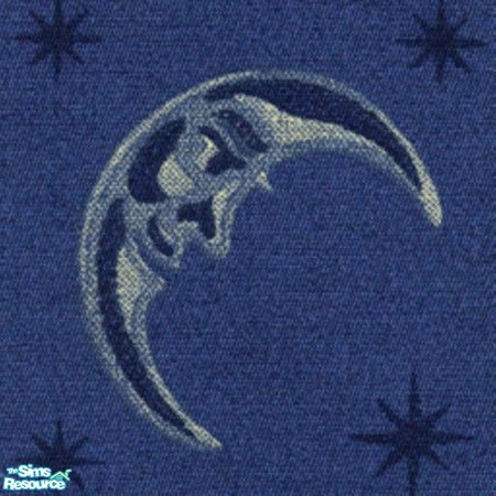 Sims 2 — moquette celeste lune by wondernounou — Blue night in your home