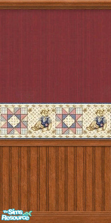 Sims 2 — LED UnBearAbly Quilt 4 by ladyearthdancer — UnBearAbly Quilt is unbearably cute..Adds a country charm to any