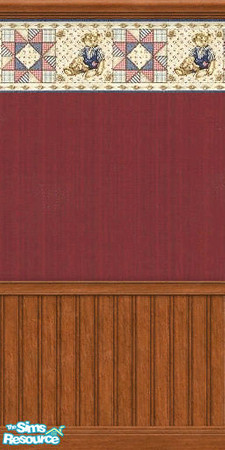 Sims 2 — LED UnBearAbly Quilt 3 by ladyearthdancer — UnBearAbly Quilt is unbearably cute..Adds a country charm to any